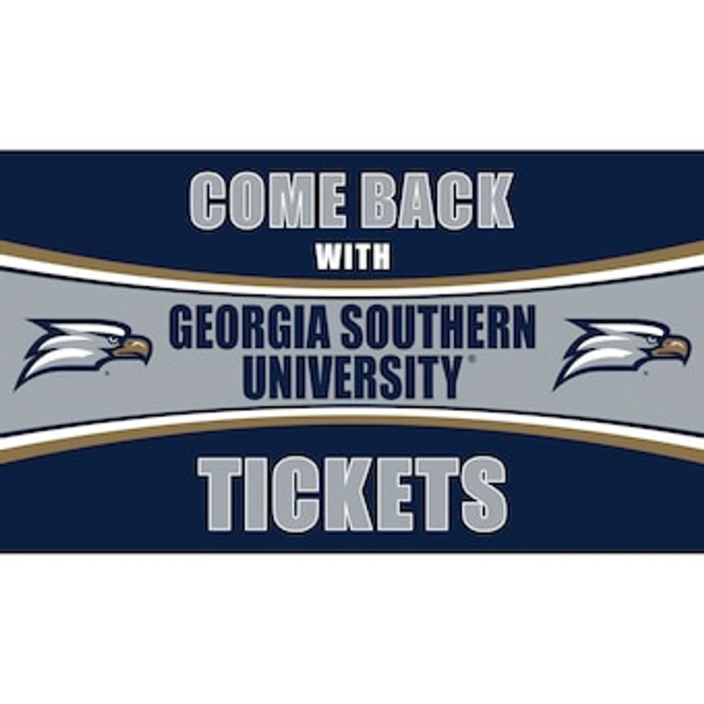 Georgia Southern Eagles 28" x 16" Come Back With Tickets Door Mat