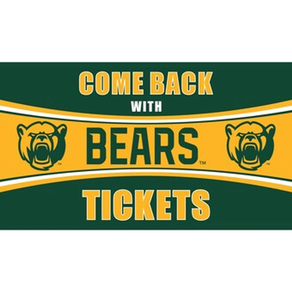Baylor Bears 28" x 16" Come Back With Tickets Door Mat
