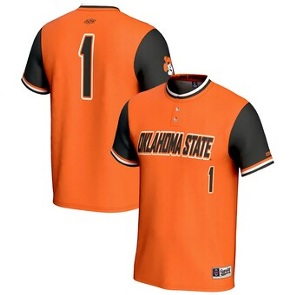 Unisex GameDay Greats #1 Oklahoma State Cowboys Lightweight Softball Jersey