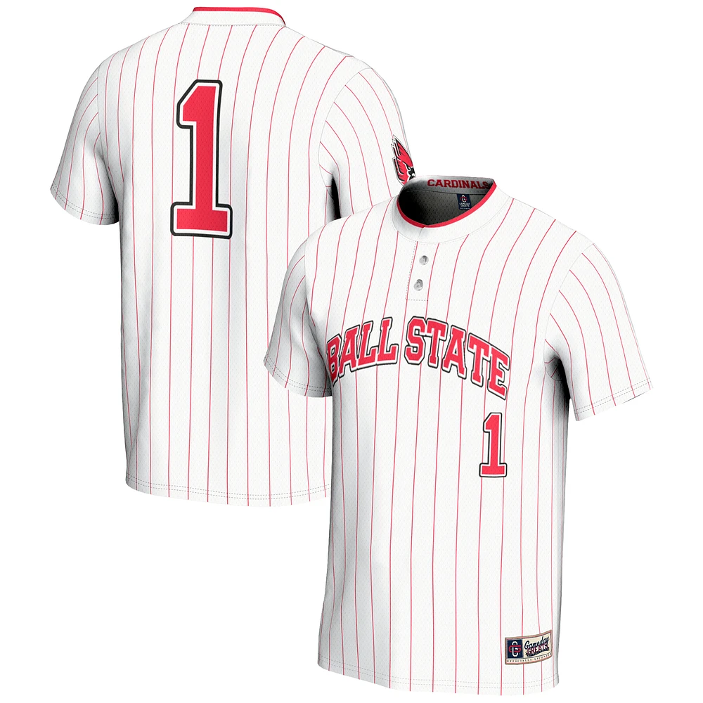 Youth GameDay Greats #1 Ball State Cardinals Lightweight Softball Jersey