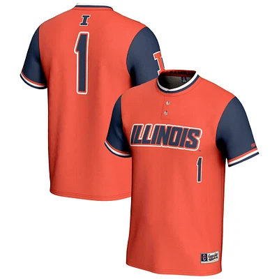Youth GameDay Greats #1 Illinois Fighting Illini Lightweight Softball Jersey