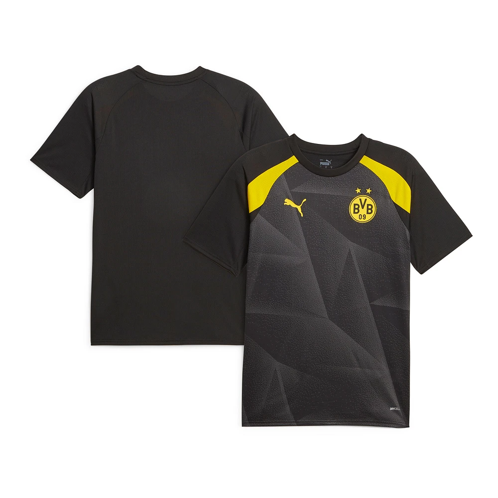 Men's Puma Black Borussia Dortmund 2023/24 Pre-Match Jersey