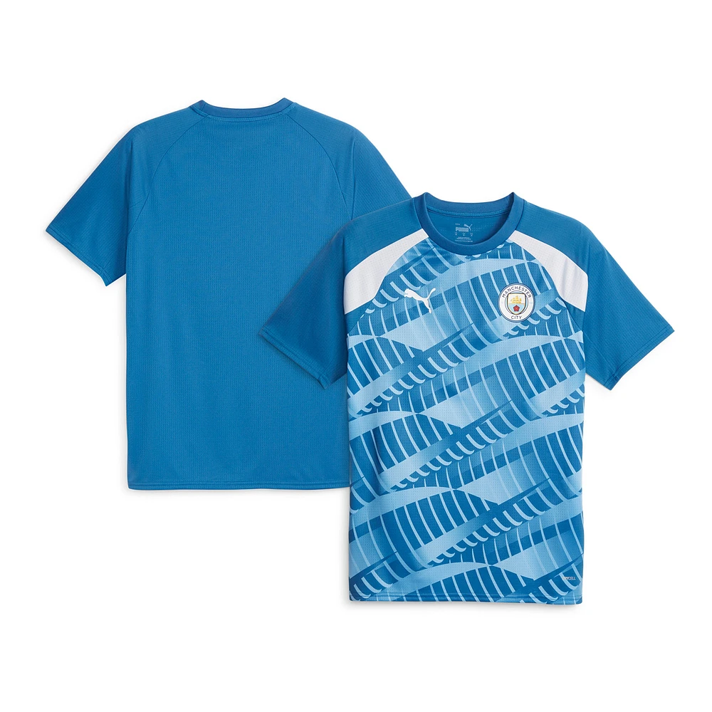 Men's Puma Blue Manchester City 2023/24 Pre-Match Jersey