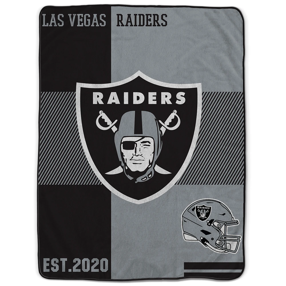 Pegasus Las Vegas Raiders 60" x 80" Sherpa Throw Blanket
