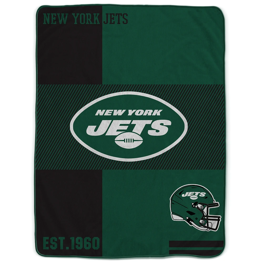 Pegasus New York Jets 60" x 80" Sherpa Throw Blanket