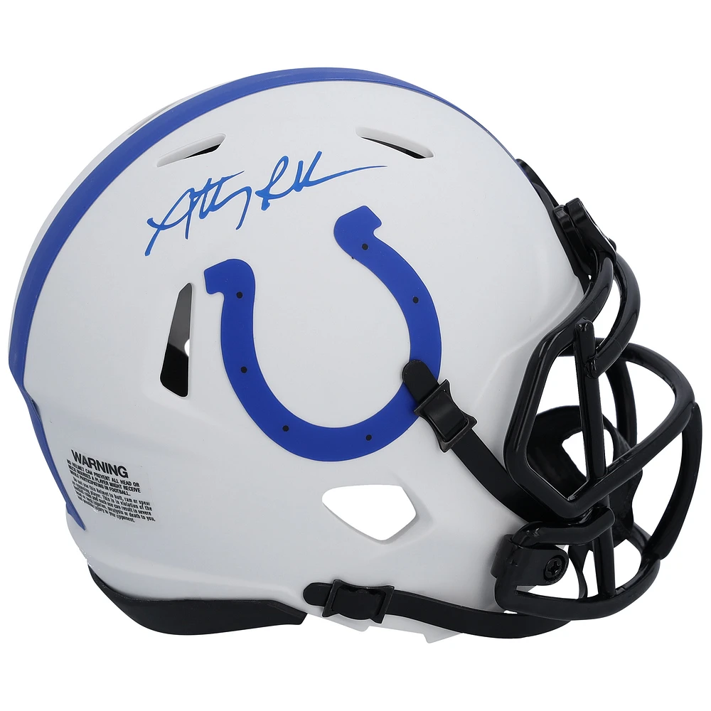 Anthony Richardson Indianapolis Colts Autographed Riddell Lunar Speed Mini Helmet