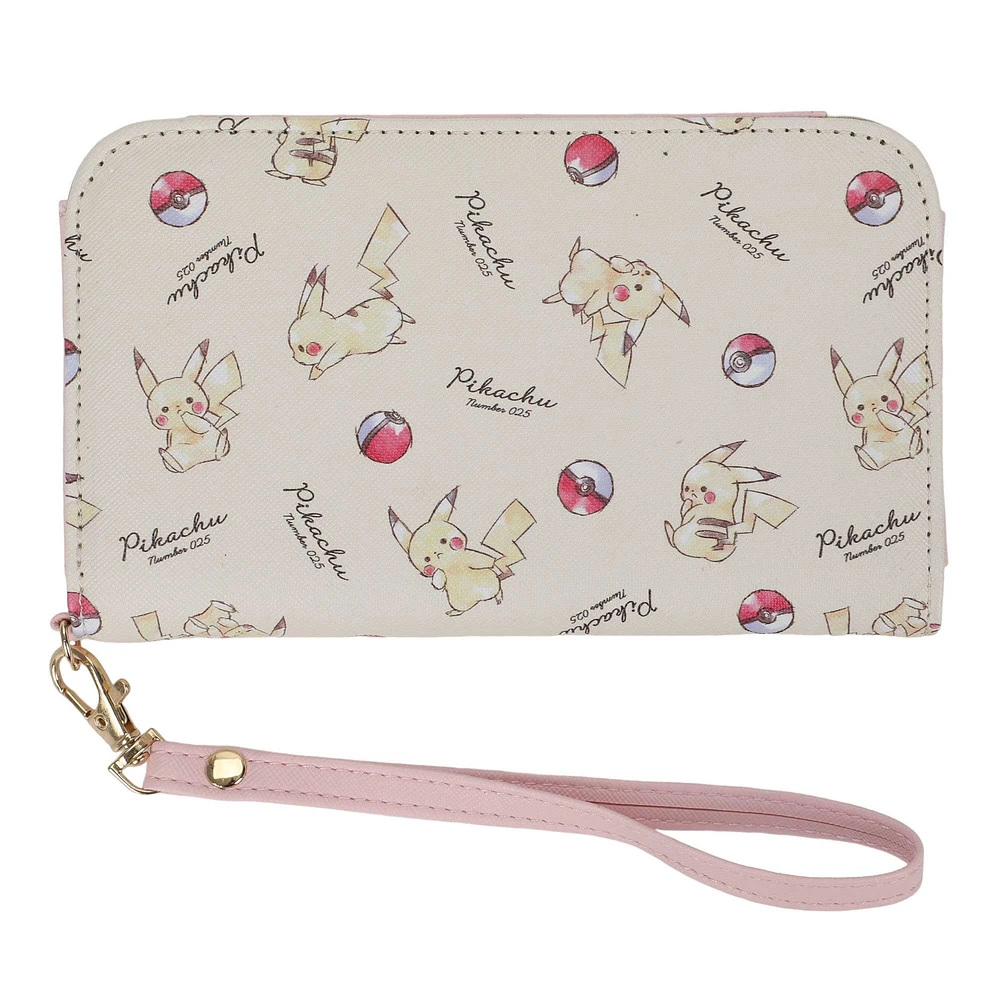 Women's Pikachu Pokemon AOP with Metal Badge Wallet