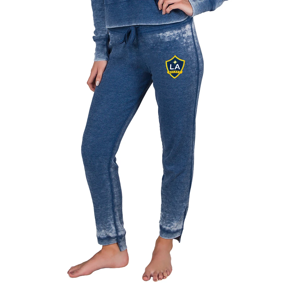 Women's Concepts Sport Navy LA Galaxy Waffle Knit Pants