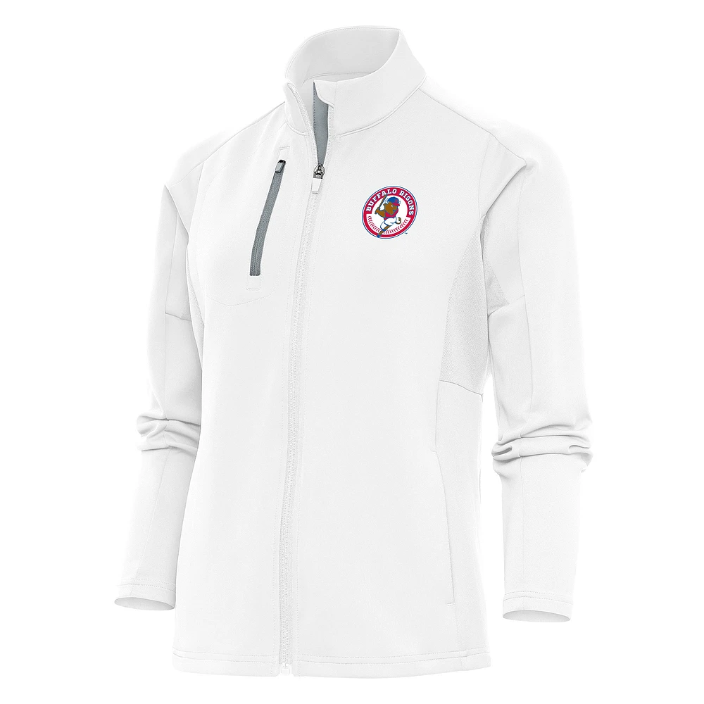 Women's Antigua White Buffalo Bisons Generation Full-Zip Jacket