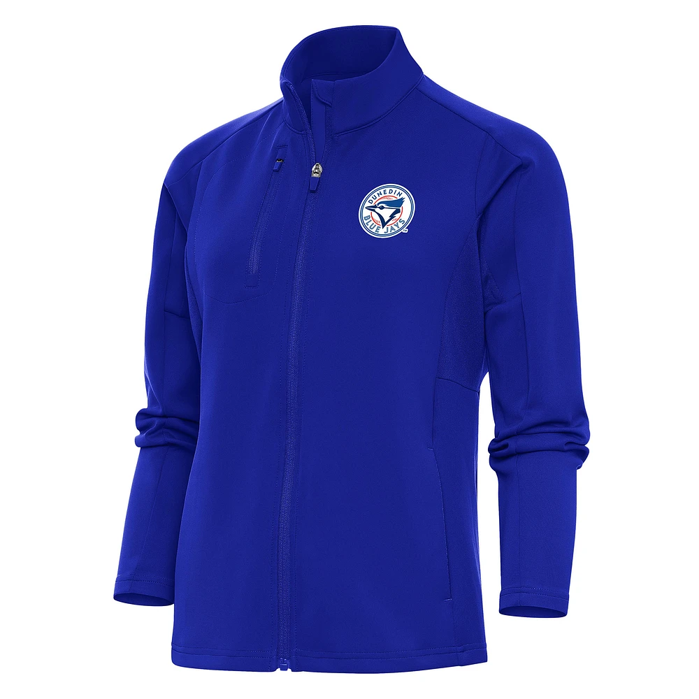 Women's Antigua Royal Dunedin Blue Jays Generation Full-Zip Jacket