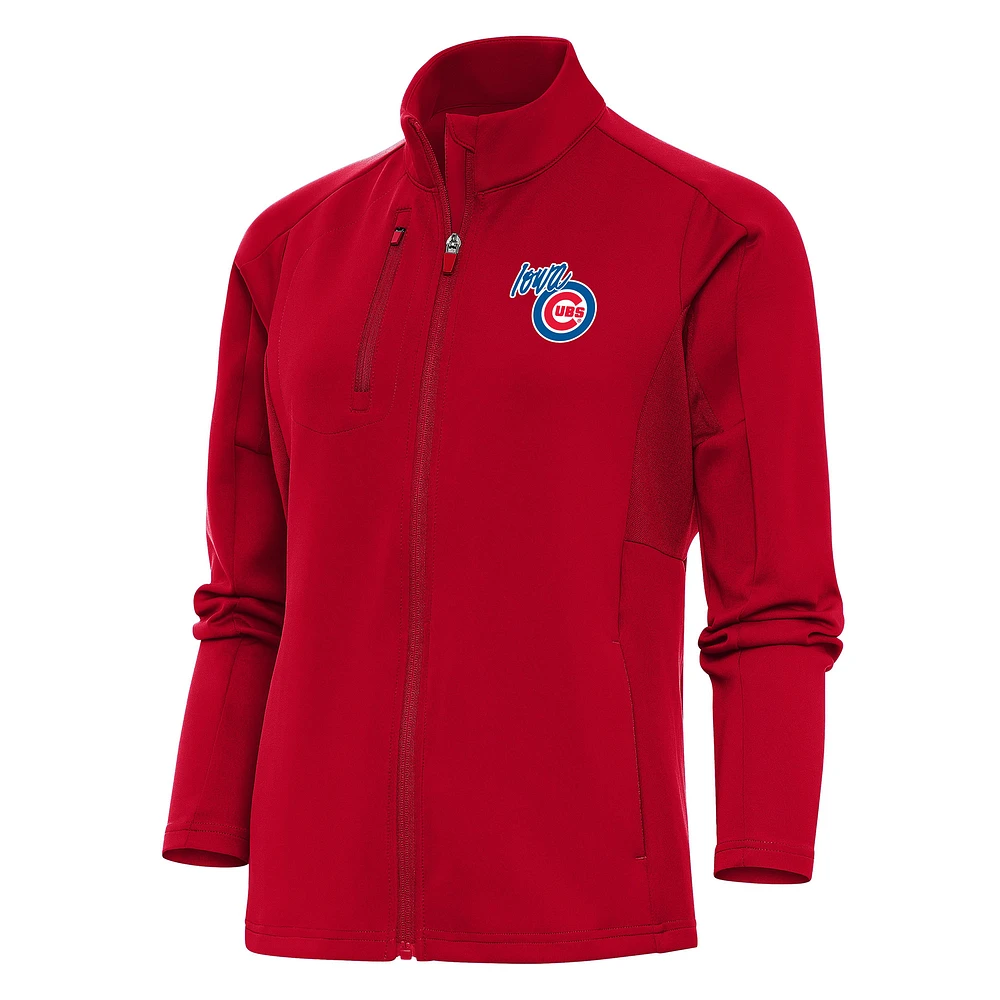 Women's Antigua Iowa Cubs Generation Full-Zip Jacket