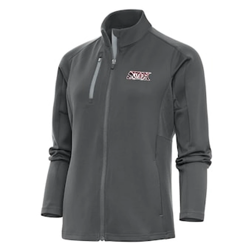 Women's Antigua Pewter Lake Elsinore Storm Generation Full-Zip Jacket
