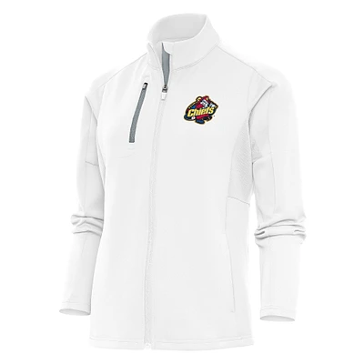 Women's Antigua White Peoria Chiefs Generation Full-Zip Jacket