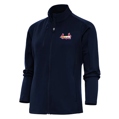 Women's Antigua Navy Springfield Cardinals Generation Full-Zip Jacket