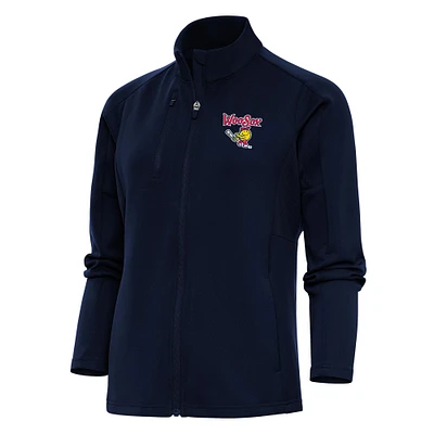 Women's Antigua Navy Worcester Red Sox Generation Full-Zip Jacket