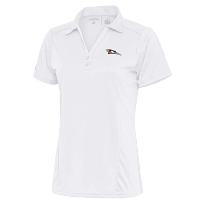 Women's Antigua White Delmarva Shorebirds Tribute Polo