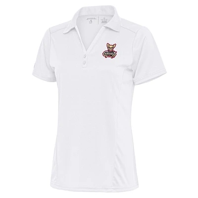 Women's Antigua White El Paso Chihuahuas Tribute Polo