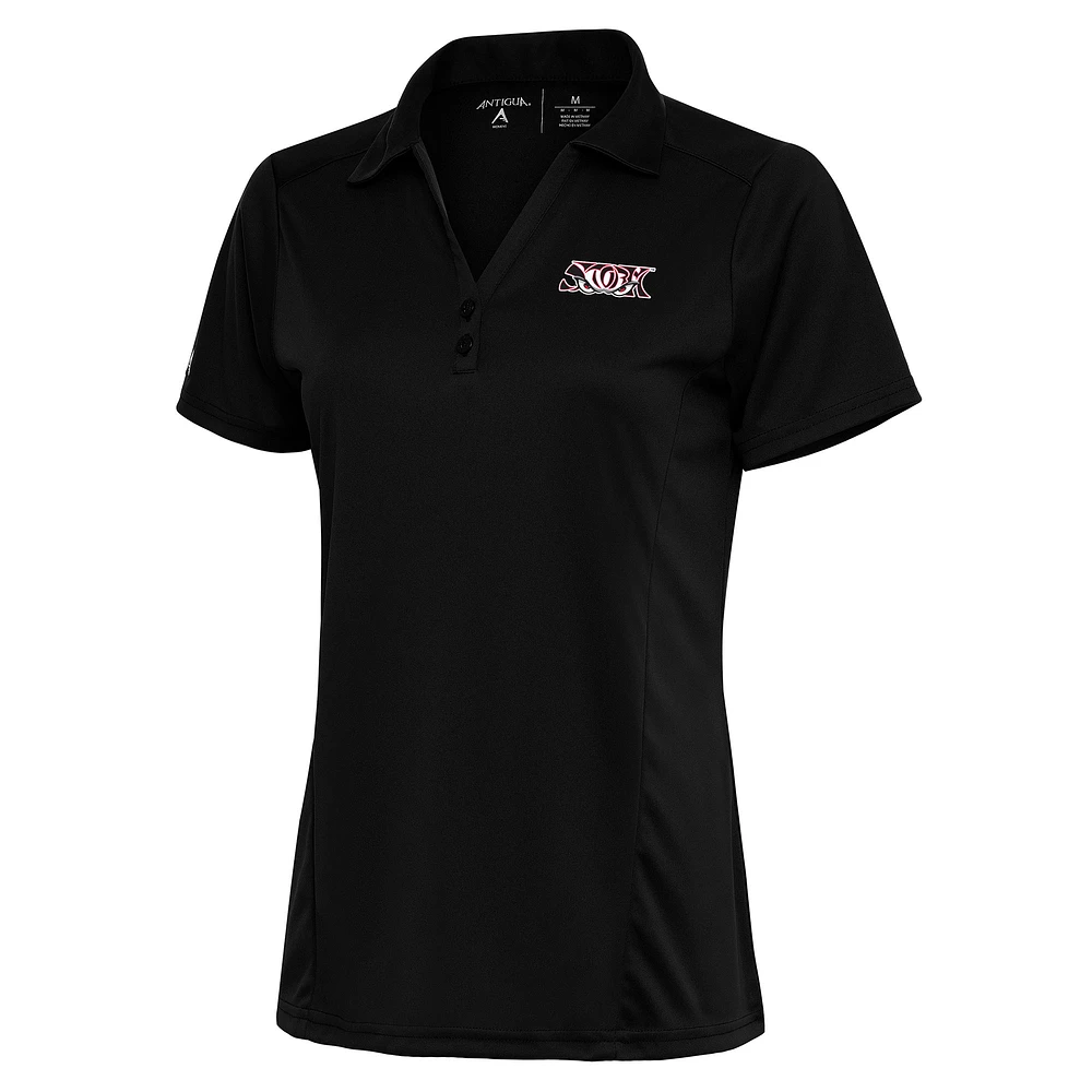 Women's Antigua Black Lake Elsinore Storm Tribute Polo