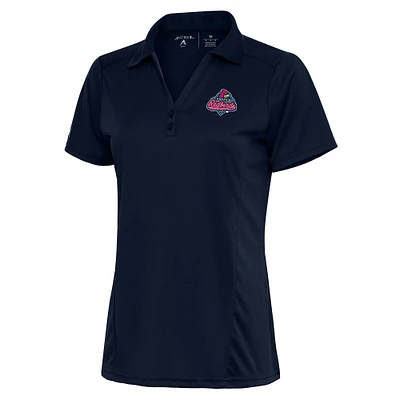 Women's Antigua Navy Memphis Redbirds Tribute Polo