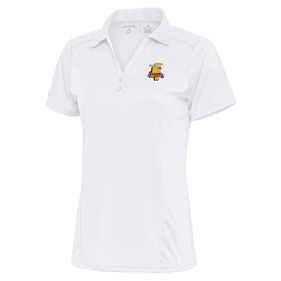 Women's Antigua White Mississippi Braves Tribute Polo