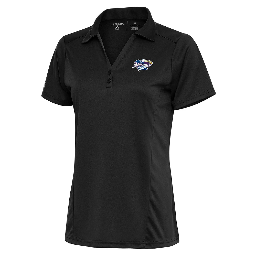 Women's Antigua Charcoal Northwest Arkansas Naturals Tribute Polo