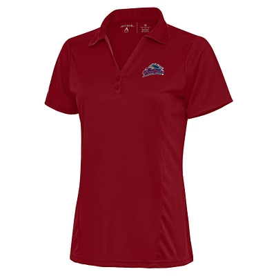 Women's Antigua Cardinal Scranton Wilkes-Barre RailRiders Tribute Polo
