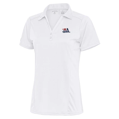 Women's Antigua White Somerset Patriots Tribute Polo