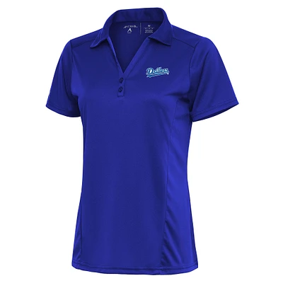 Women's Antigua Royal Tulsa Drillers Tribute Polo