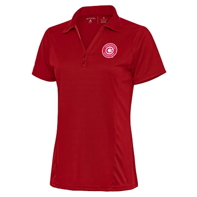 Women's Antigua Red Vancouver Canadians Tribute Polo