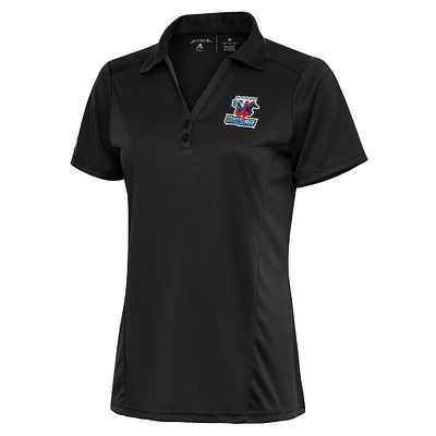 Women's Antigua Charcoal Wichita Wind Surge Tribute Polo