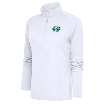 Women's Antigua Daytona Tortugas Tribute Half-Zip Pullover Top