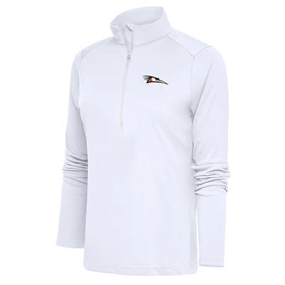 Women's Antigua Delmarva Shorebirds Tribute Half-Zip Pullover Top