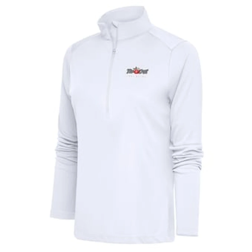 Women's Antigua Fort Wayne TinCaps Tribute Half-Zip Pullover Top