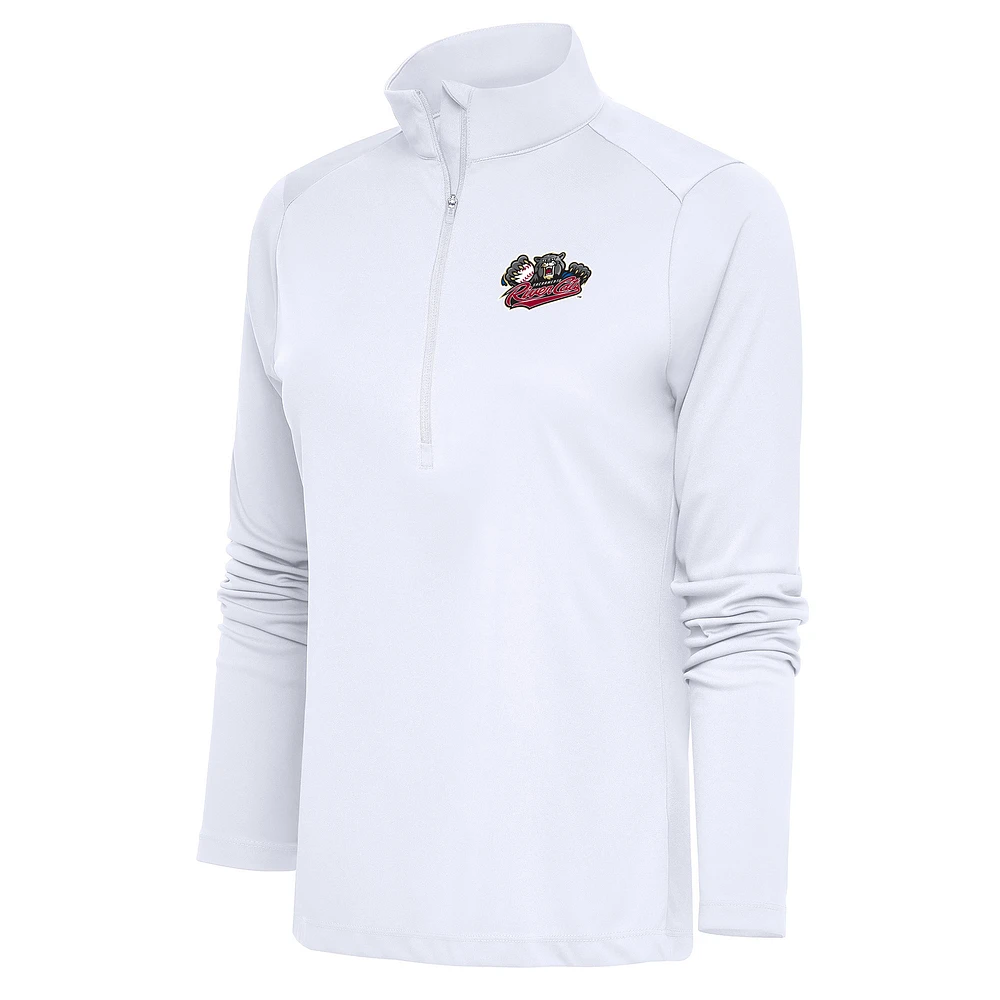 Women's Antigua Sacramento River Cats Tribute Half-Zip Pullover Top