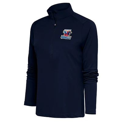 Women's Antigua Navy Wichita Wind Surge Tribute Half-Zip Pullover Top