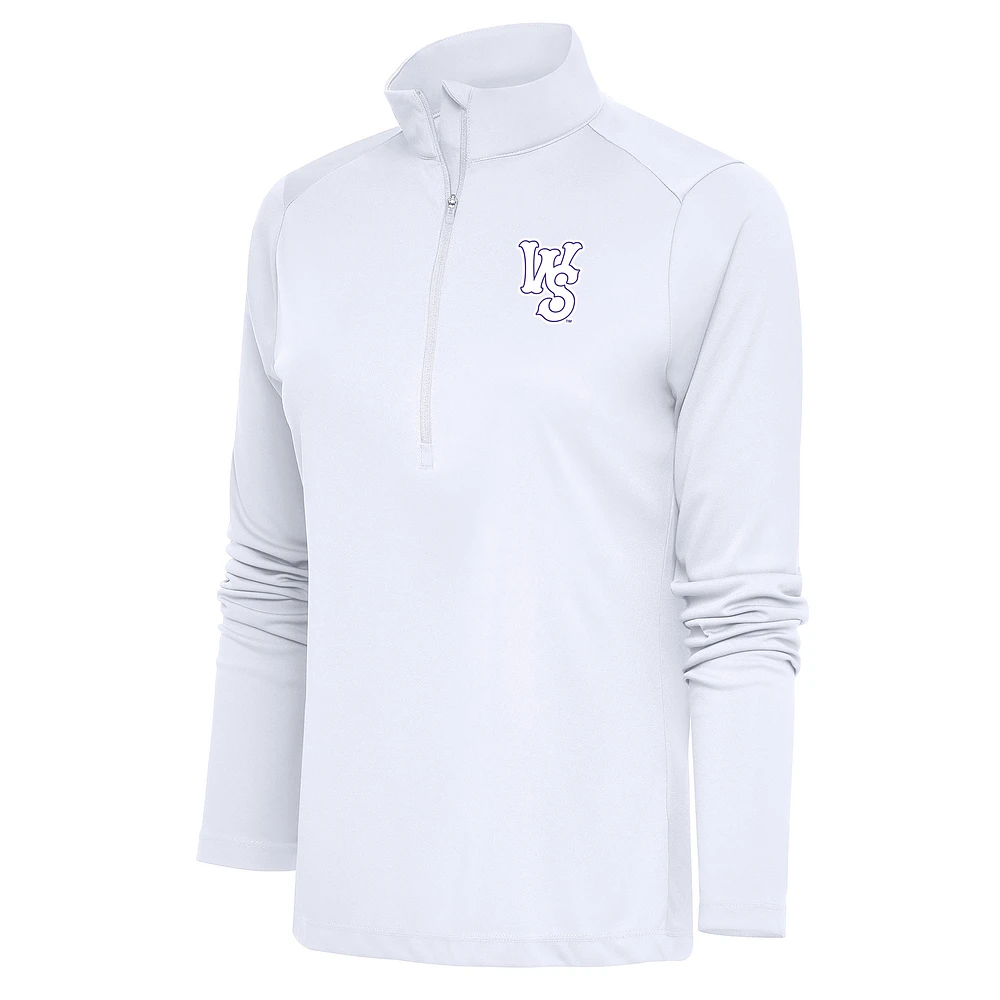 Women's Antigua Winston-Salem Dash Tribute Half-Zip Pullover Top