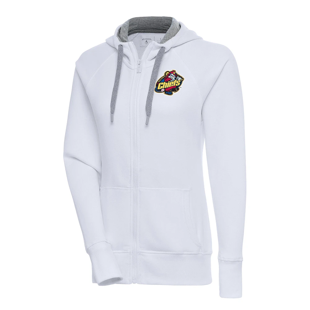 Women's Antigua Peoria Chiefs Victory Full-Zip Hoodie