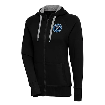 Women's Antigua Sugar Land Space Cowboys Victory Full-Zip Hoodie