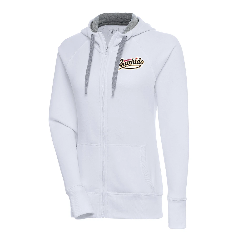 Women's Antigua Visalia Rawhide Victory Full-Zip Hoodie