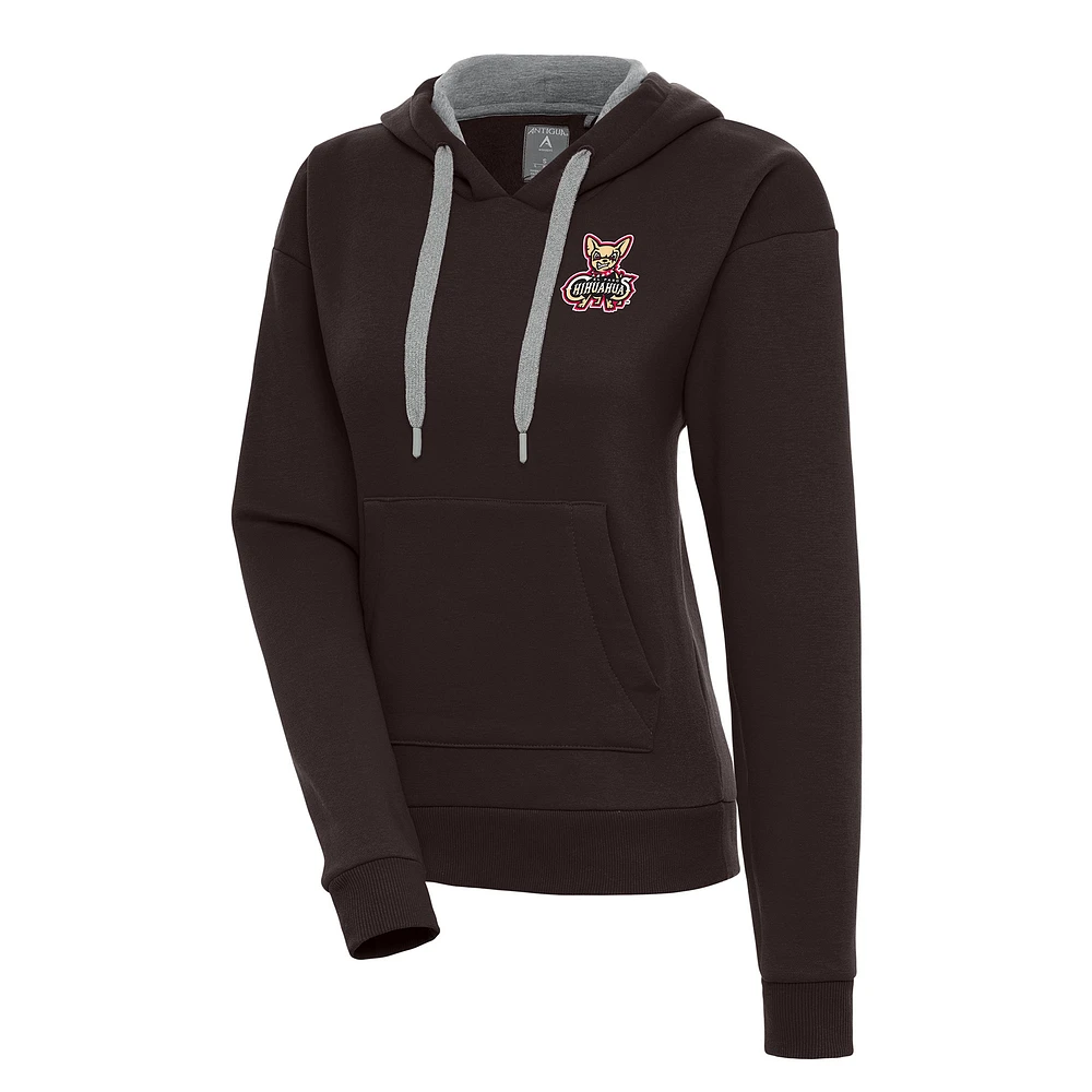 Women's Antigua El Paso Chihuahuas Victory Pullover Hoodie