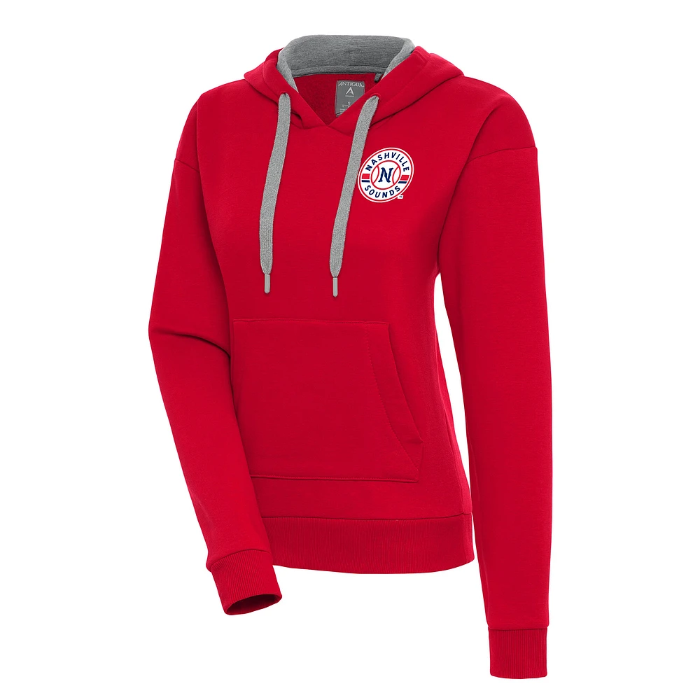 Women's Antigua Nashville Sounds Victory Pullover Hoodie