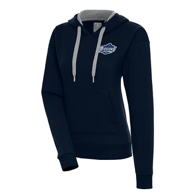 Women's Antigua Navy San Antonio Missions Victory Pullover Hoodie