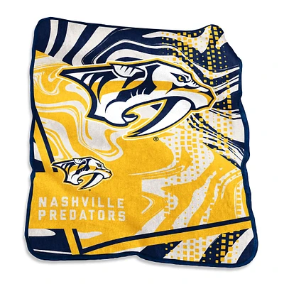 Nashville Predators 50" x 60" Swirl Raschel Throw Blanket