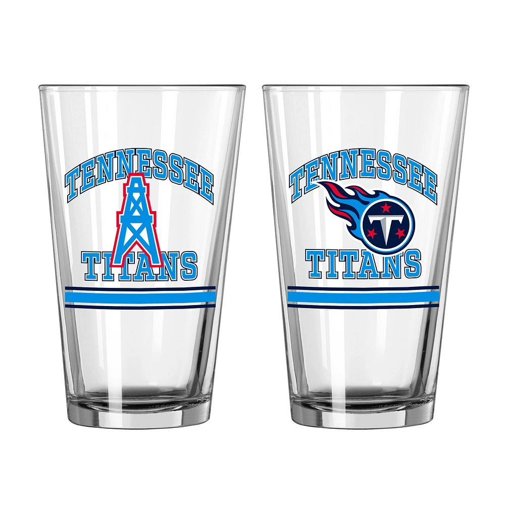Tennessee Titans 16oz. Pint Glass Two Pack