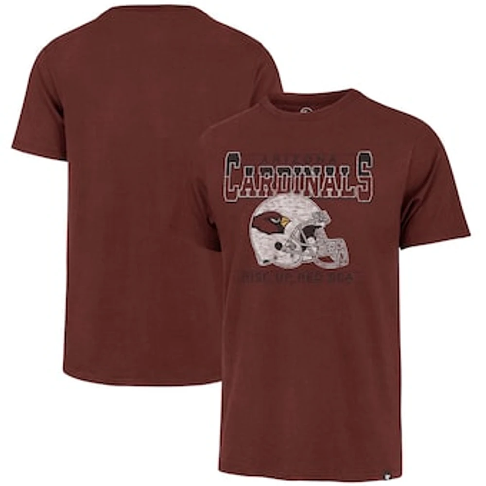 Men's '47 Cardinal Arizona Cardinals Gridiron Classics Time Lock Franklin T-Shirt