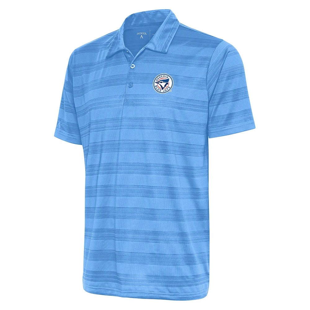Men's Antigua Powder Blue Dunedin Blue Jays Compass Polo