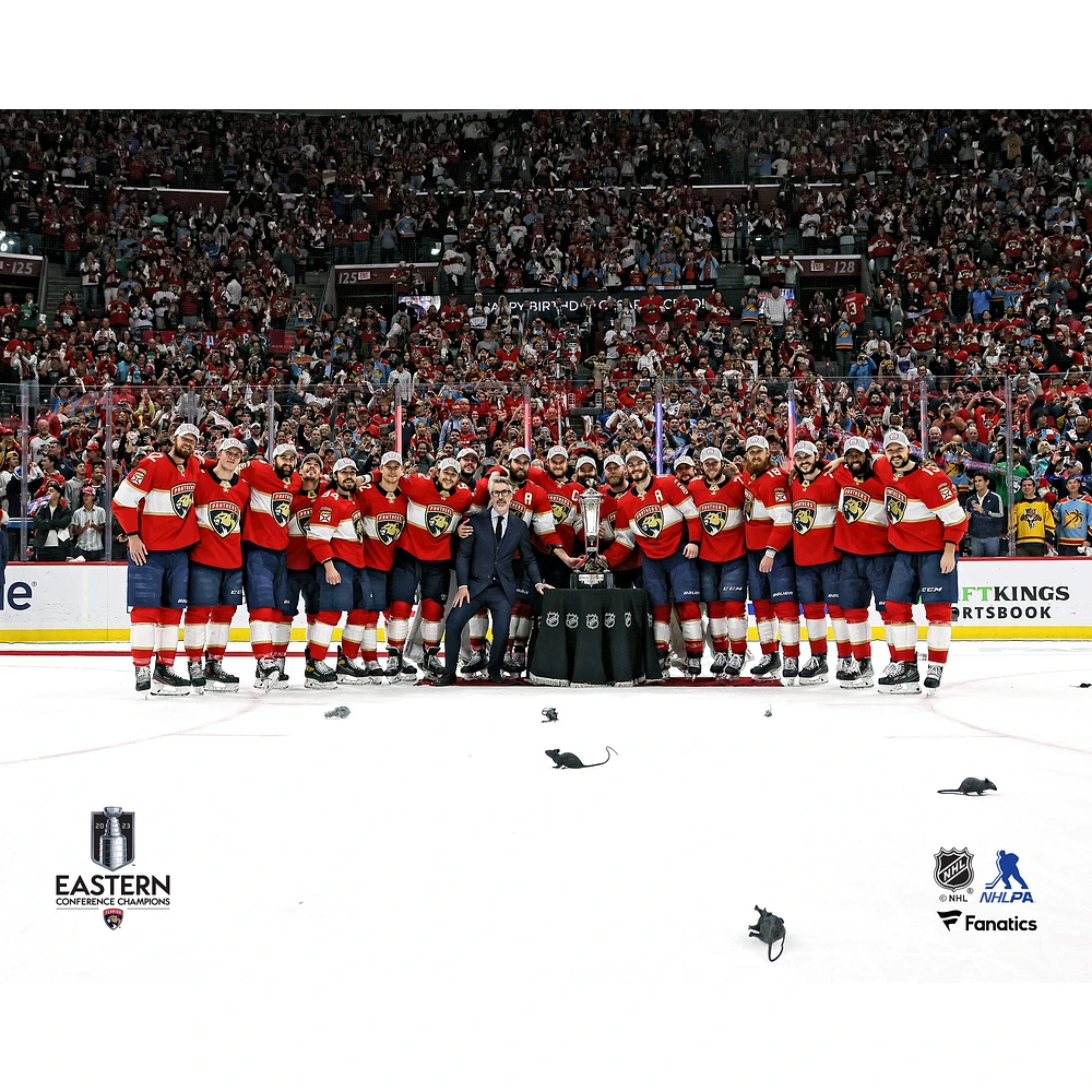 Florida Panthers Unsigned 2023 Eastern Conference Champions Team Celebration Photograph
