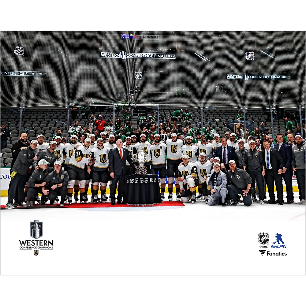 Vegas Golden Knights Unsigned 2023 Western Conference Champions Team Celebration Photograph