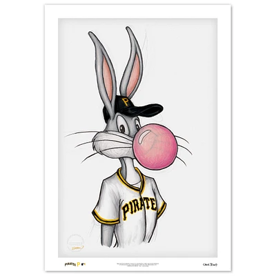 Bugs Bunny Pittsburgh Pirates 24" x 36" Limited Edition Fine Art Print