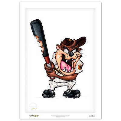 Tasmanian Devil San Diego Padres 14" x 20" Limited Edition Fine Art Print